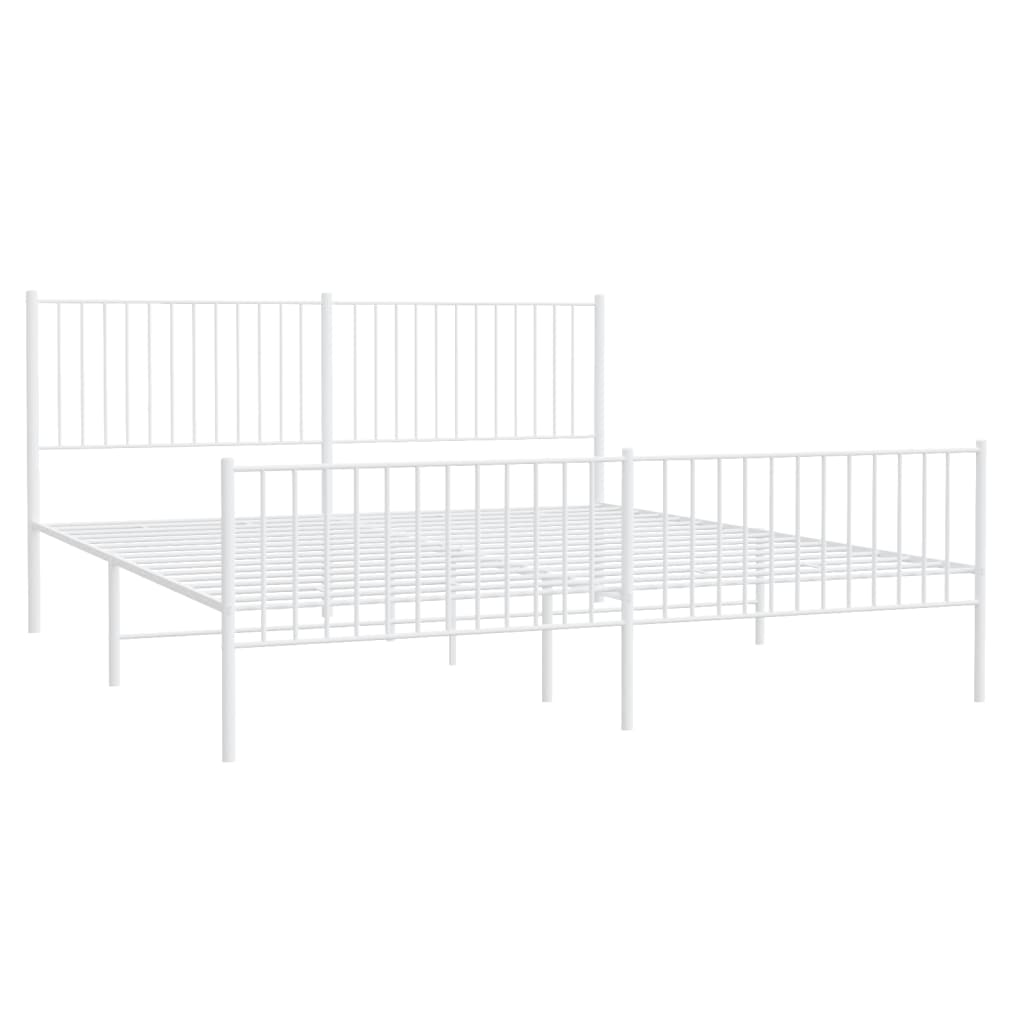 Bettgestell Metall Schwarz 75x190 cm