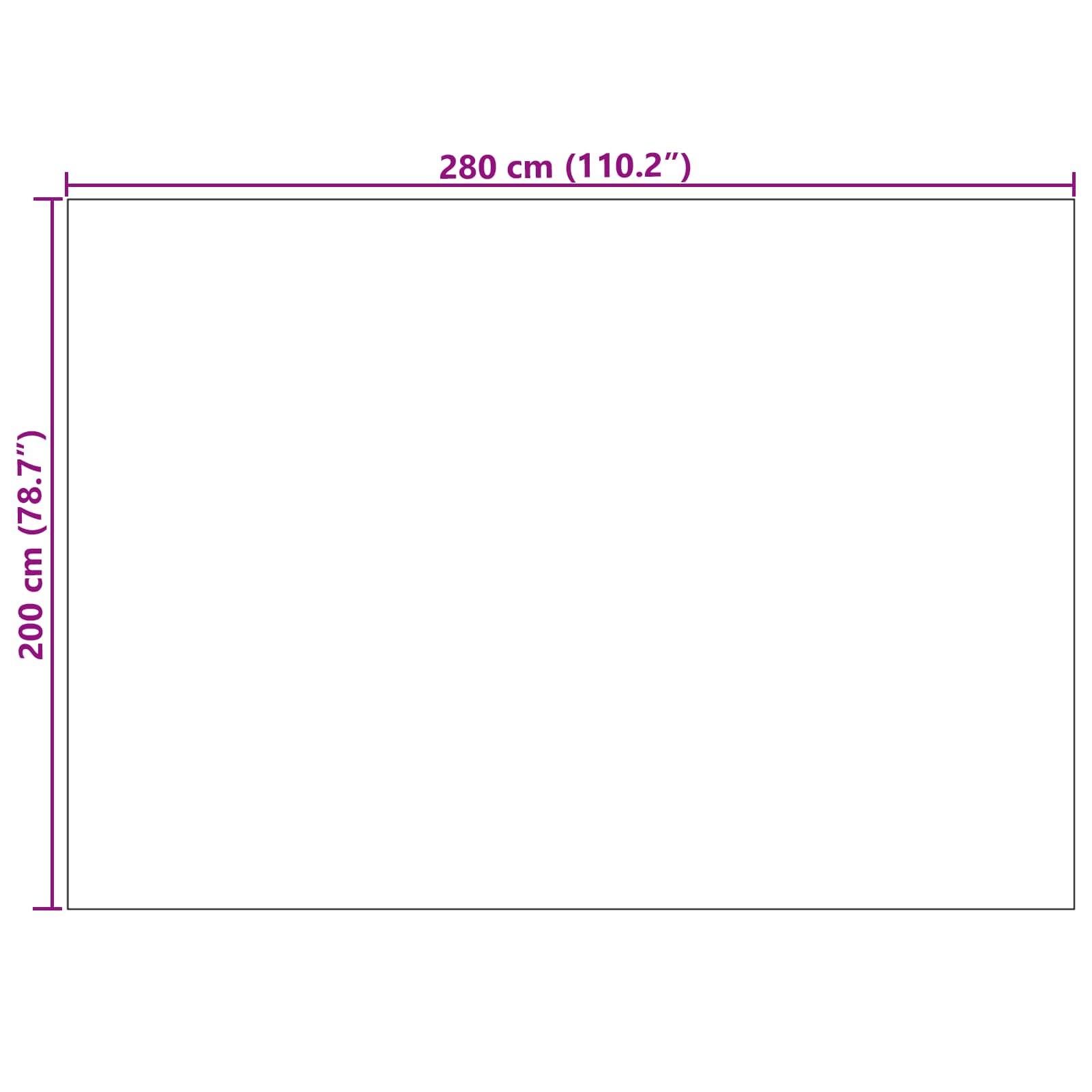 Bereichsteppiche Rechtwinklig AGIRA Natur 150 x 80 cm Polyester