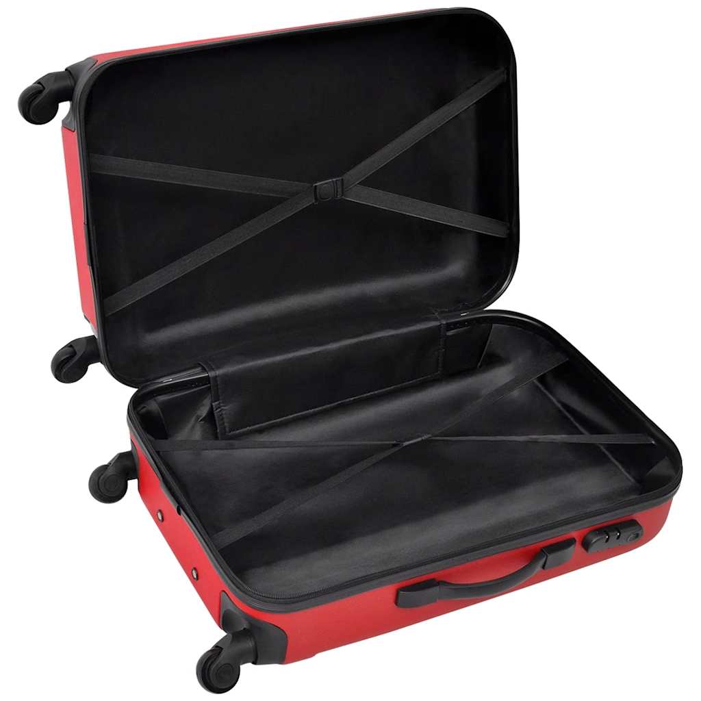 3-tlg. Hartschalenkoffer-Set Blau 45,5/55/66 cm