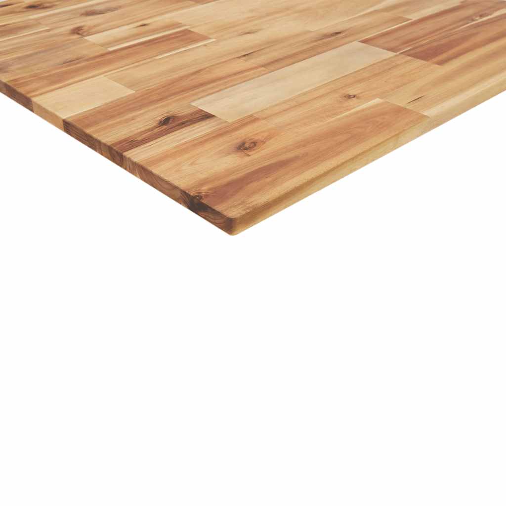 Schreibtischplatte Unbehandelt 60x50x2 cm Massivholz Akazie