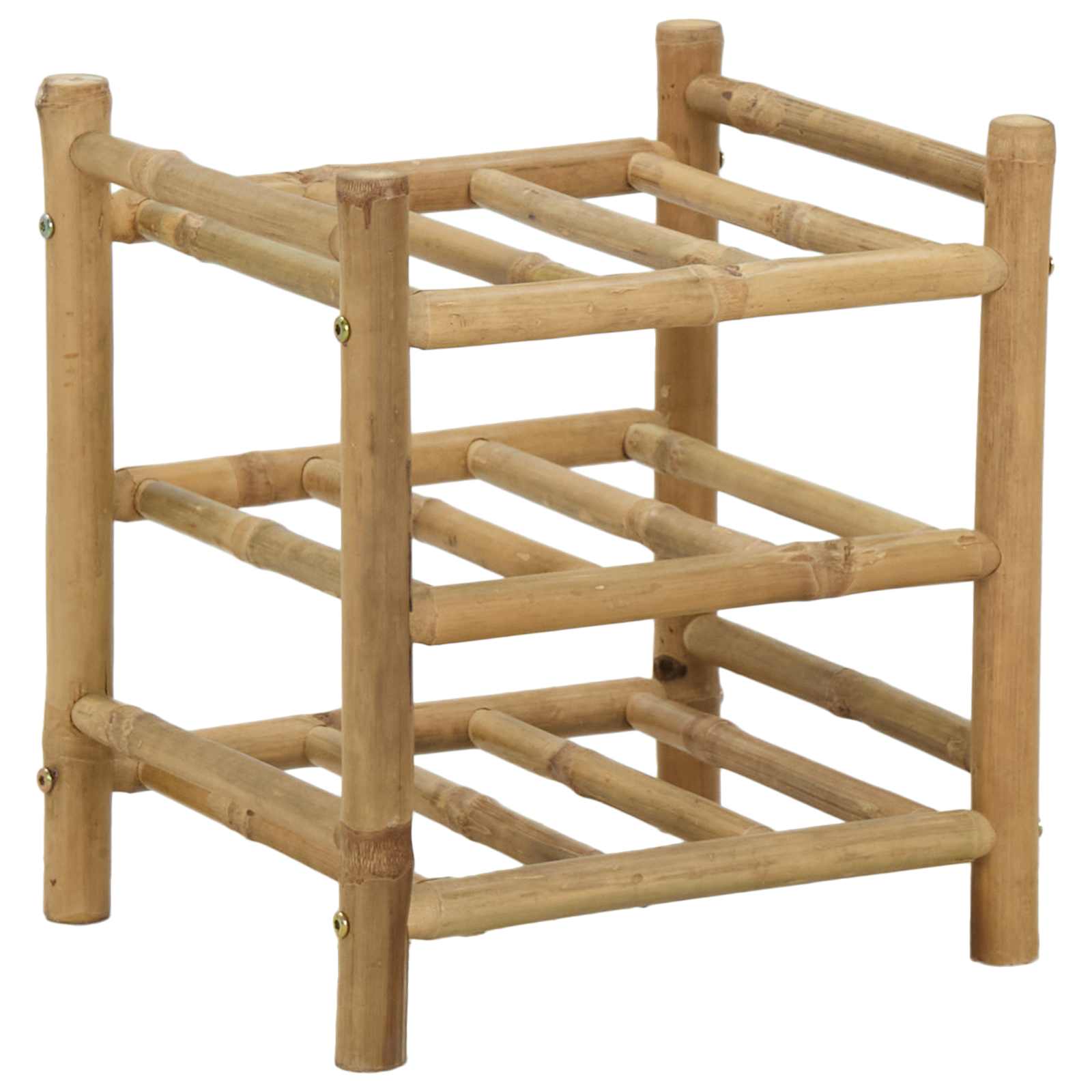 Weinregal Natur 32,5 x 29,5 x 36 cm Bambus