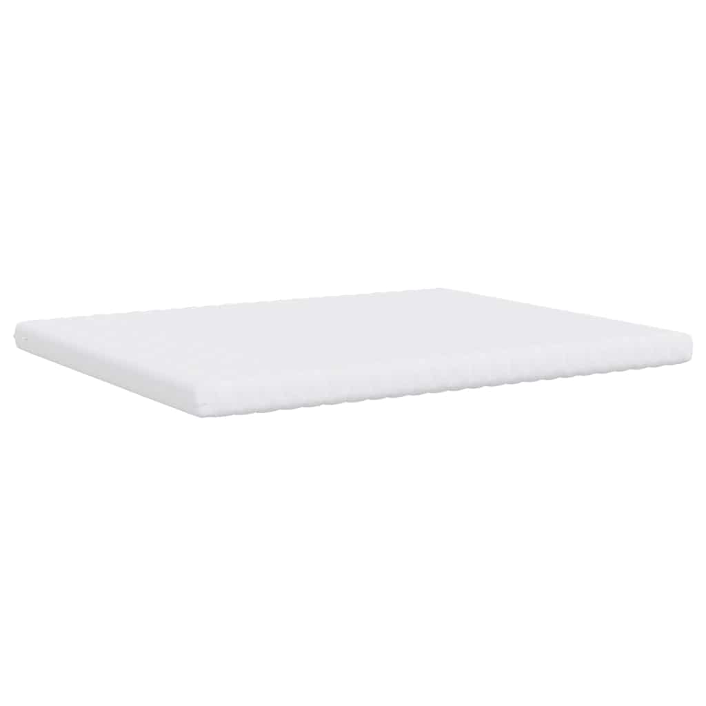 Schaumstoffmatratze Weiß 80x200 cm 7-Zonen Härtegrad 20 ILD