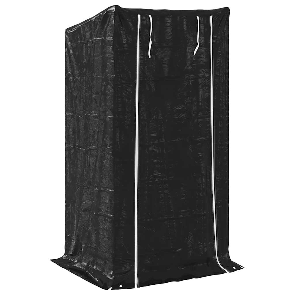 Brennholzregal mit Regenschutz 100,5x40,5x110,5 cm