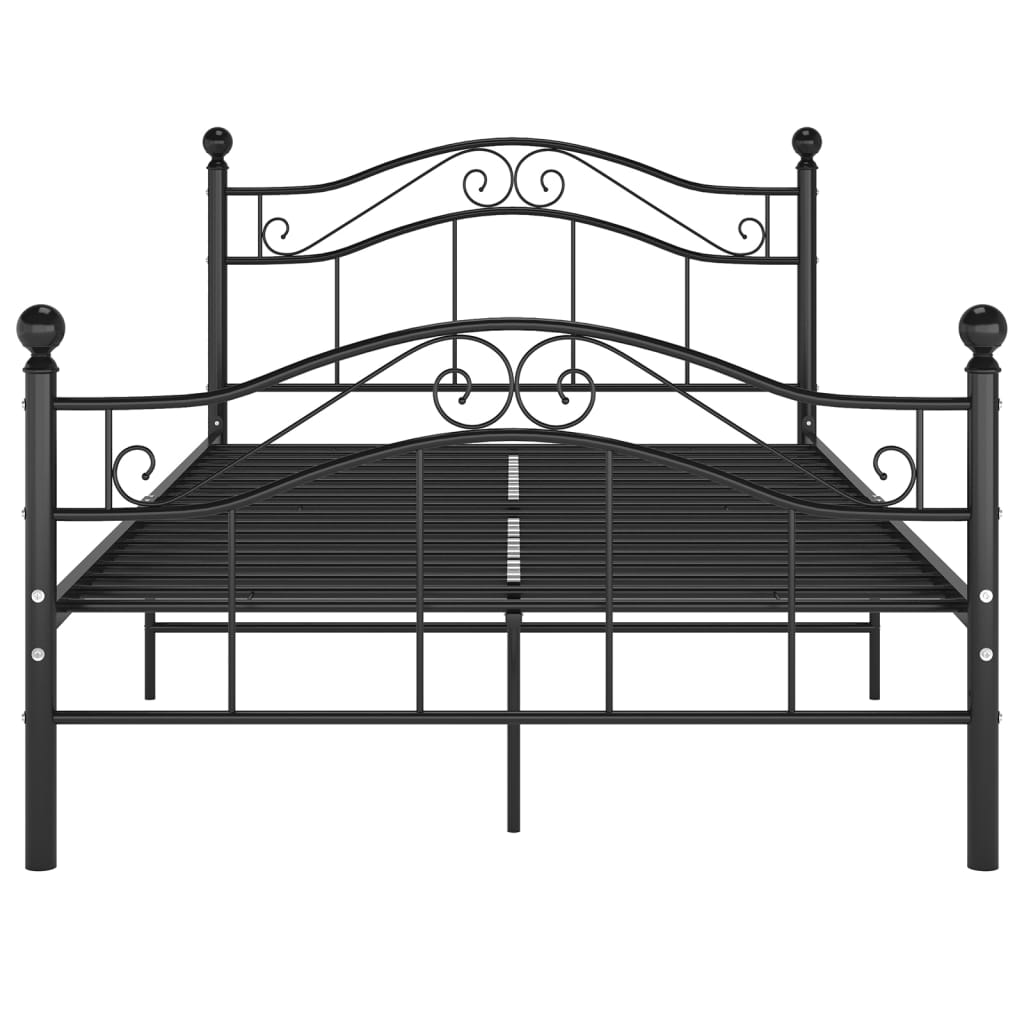 Bett Weiß Metall 120x200 cm