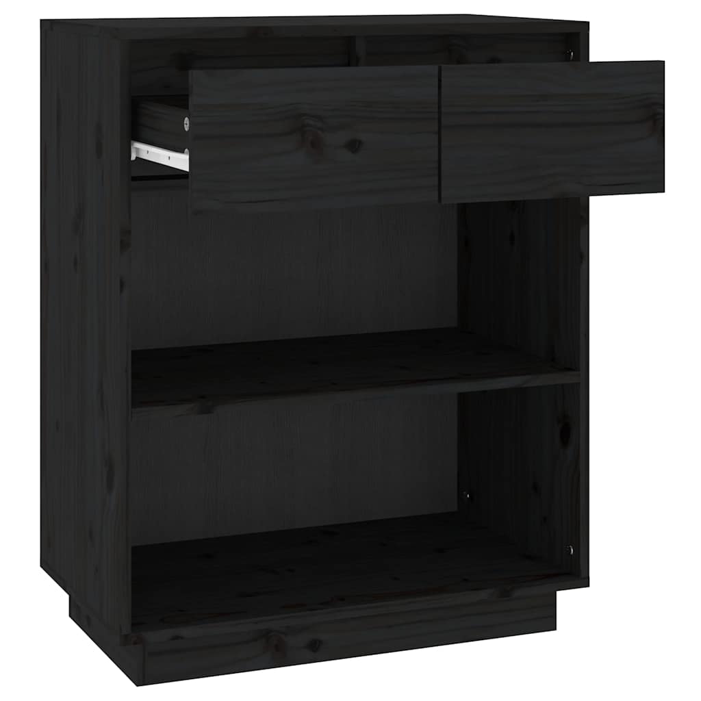 Beistellschrank 60x34x75 cm Massivholz Kiefer