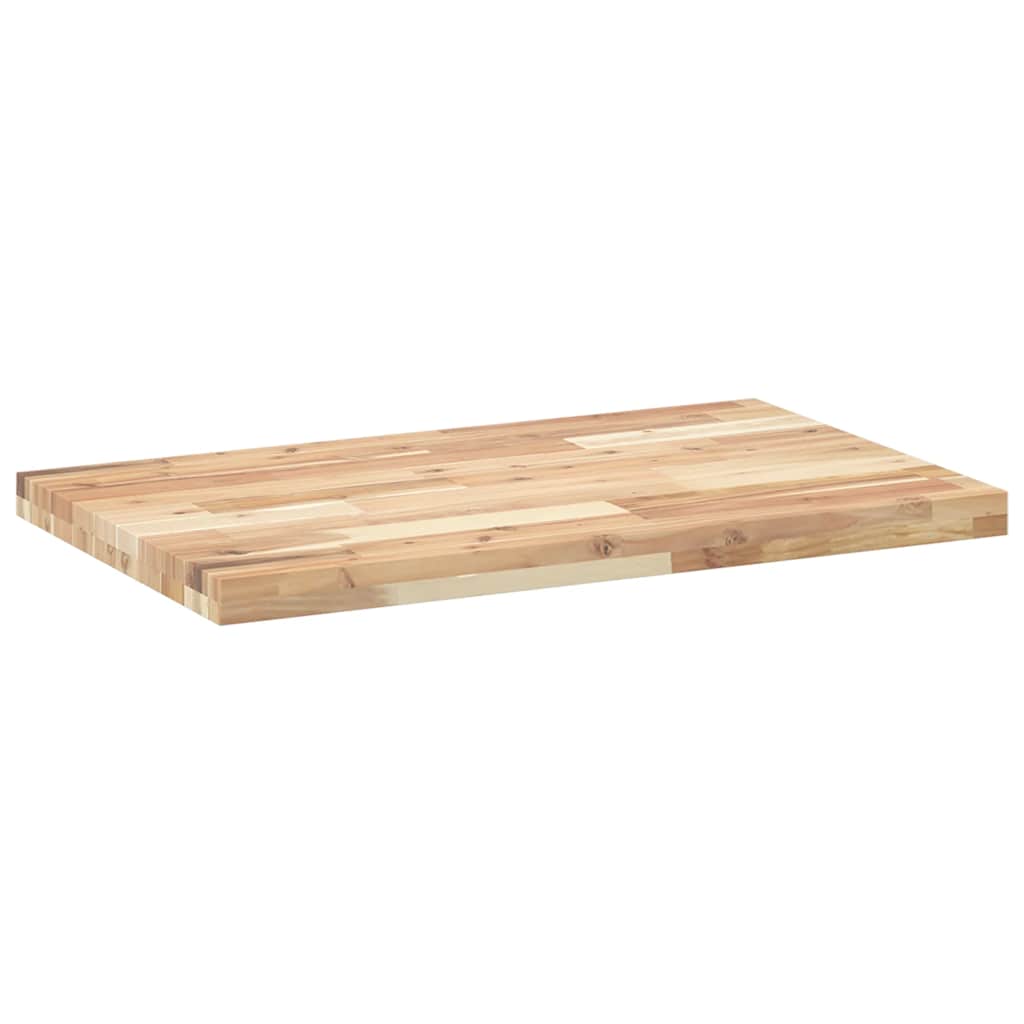 Tischplatte Rechteckig 60x50x2 cm Massivholz Akazie