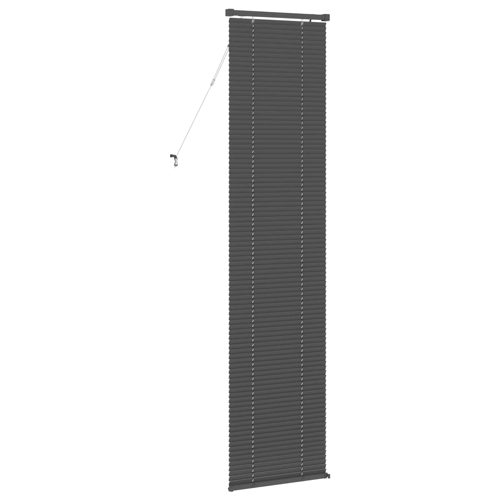 Jalousie Silber Grau 150 x 40 cm 25 mm PVC