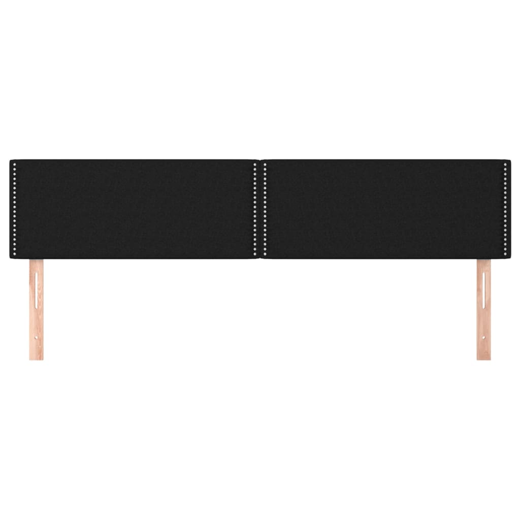 Kopfteil Dunkelgrau 80 x 5 x 118/128 cm Stoff
