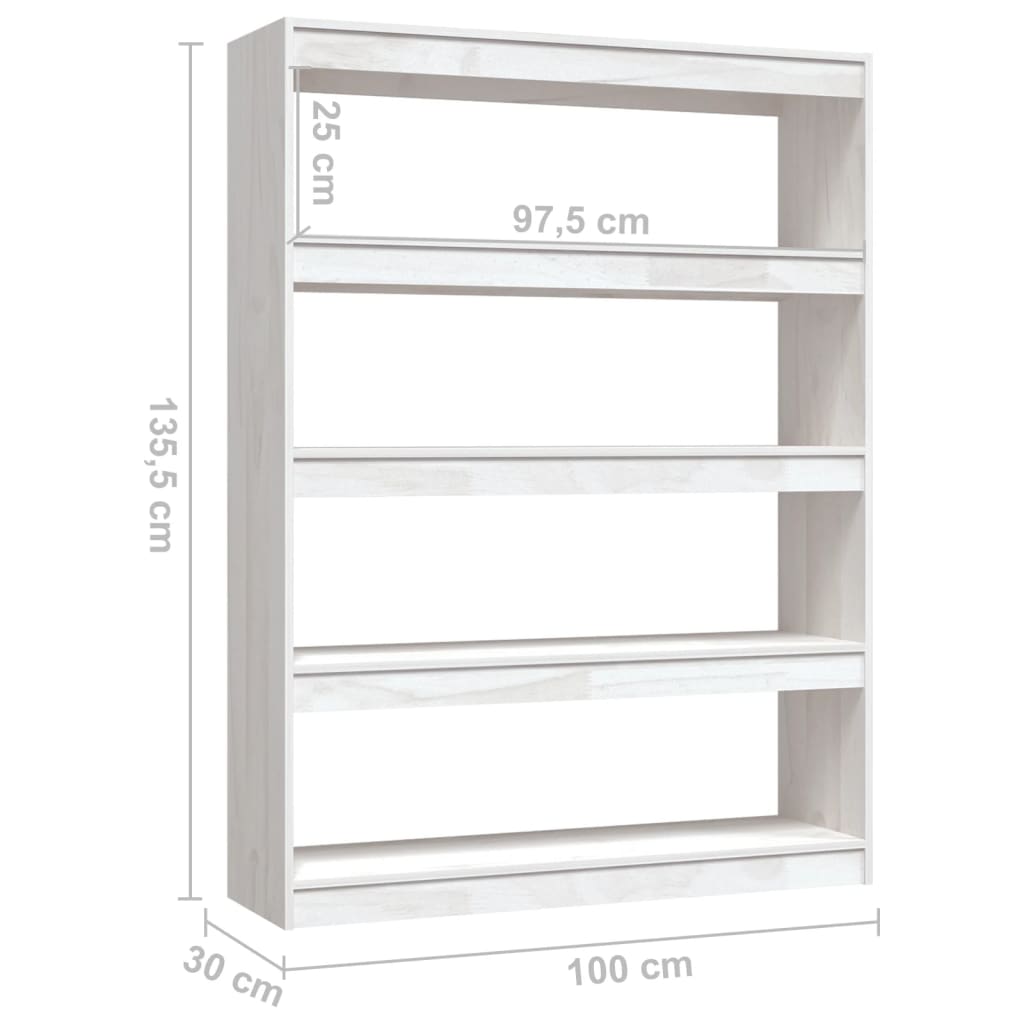 Bücherregal 40x30x71,5 cm Massivholz Kiefer