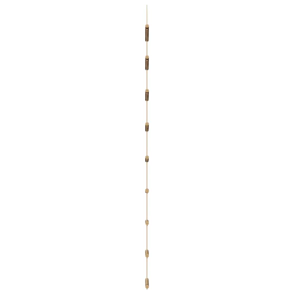 Wanddekorationen in Leiterform 2Stk. 30x100cm Natürlicher Zweig