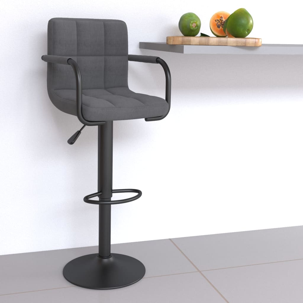 Barhocker Blau Stoff