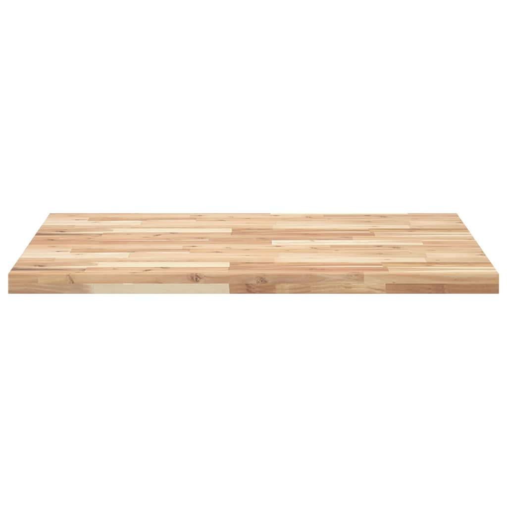 Schreibtischplatte Unbehandelt 60x50x2 cm Massivholz Akazie