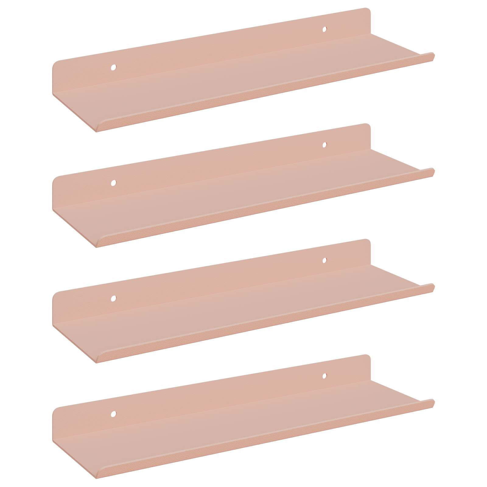 Schwebendes Regal 3 pcs Schwarz 40 x 9 x 2,5 cm Stahl