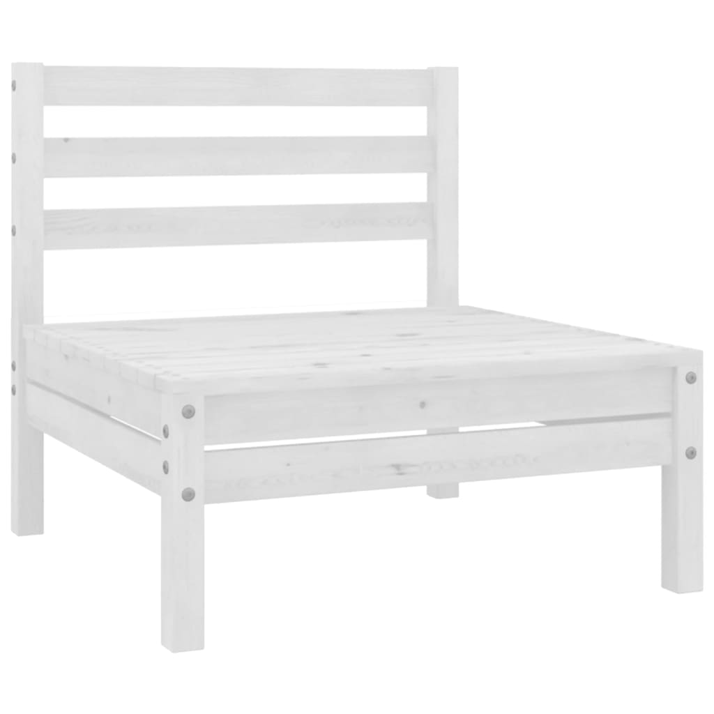 10-tlg. Garten-Lounge-Set Massivholz Kiefer