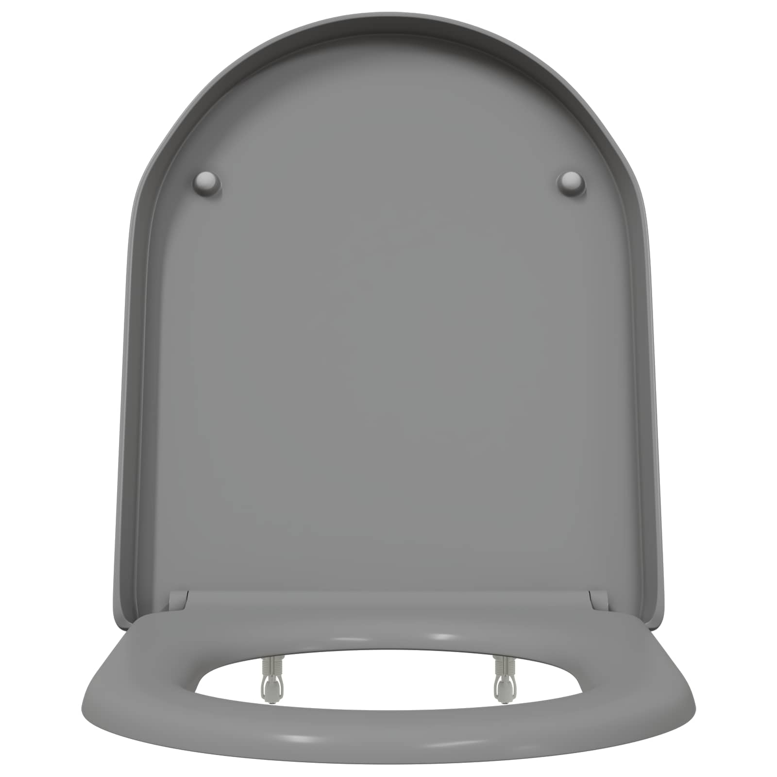 Toilettensitz Anthrazit 49 x 36 x 4 cm Duroplast