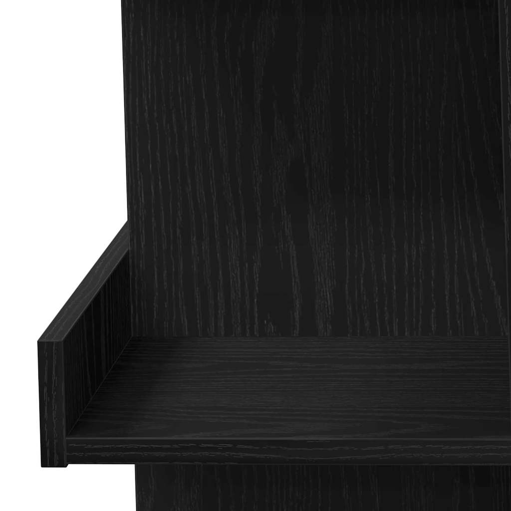 Bartisch mit Regal Weiß 100x50x101,5 cm Holzwerkstoff