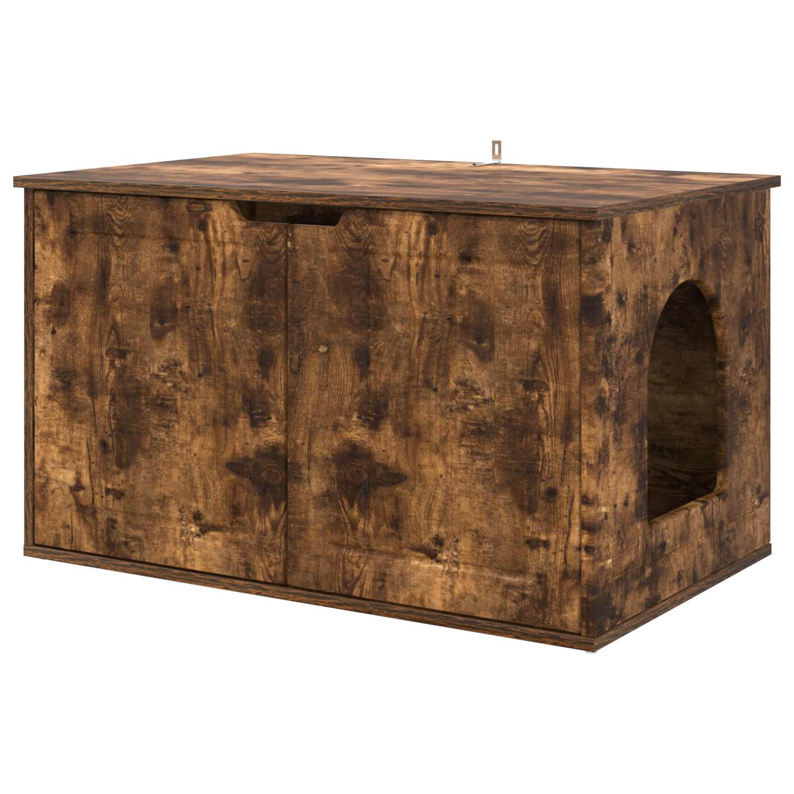 Katzenhaus Weiß 85 x 55 x 50,5 cm Holzwerkstoff