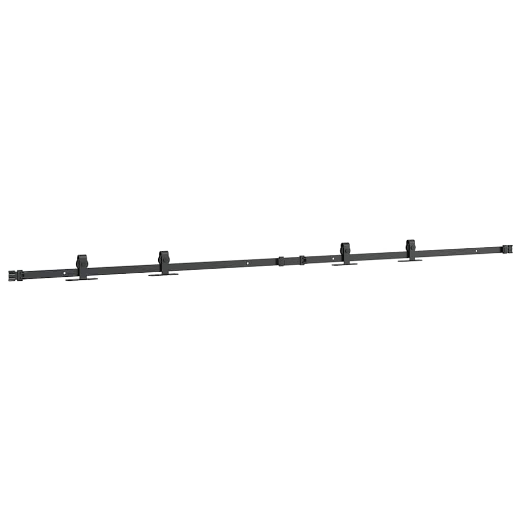 Schiebetürbeschlag Set für Schranktüren 91 cm Karbonstahl