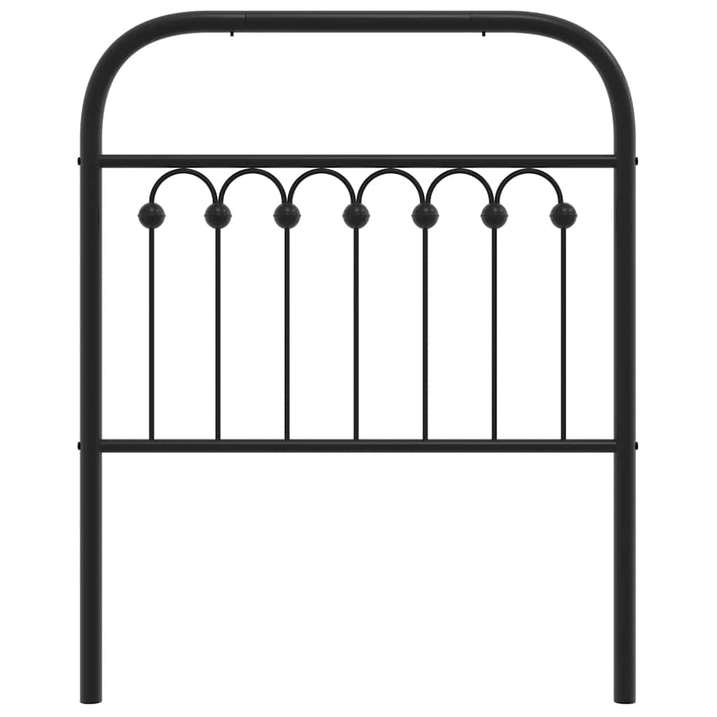Ersatz-Kopfteil Metall Schwarz 75 cm