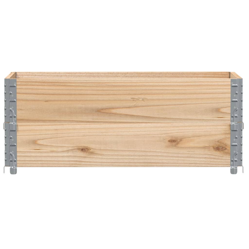 Pflanzkasten Grau 150x100 cm Massivholz Kiefer