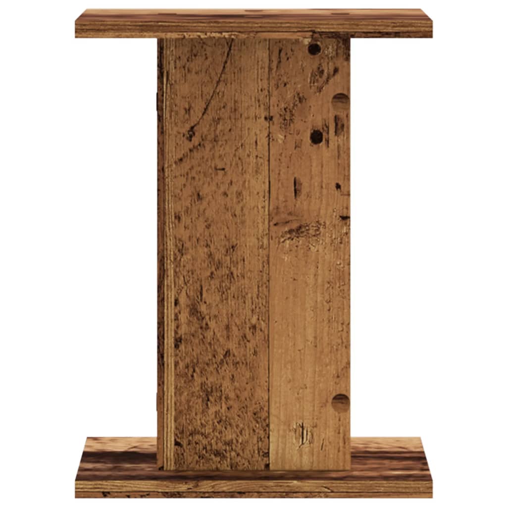 Pflanzenständer 2 Stk. Weiß 30x30x40 cm Holzwerkstoff
