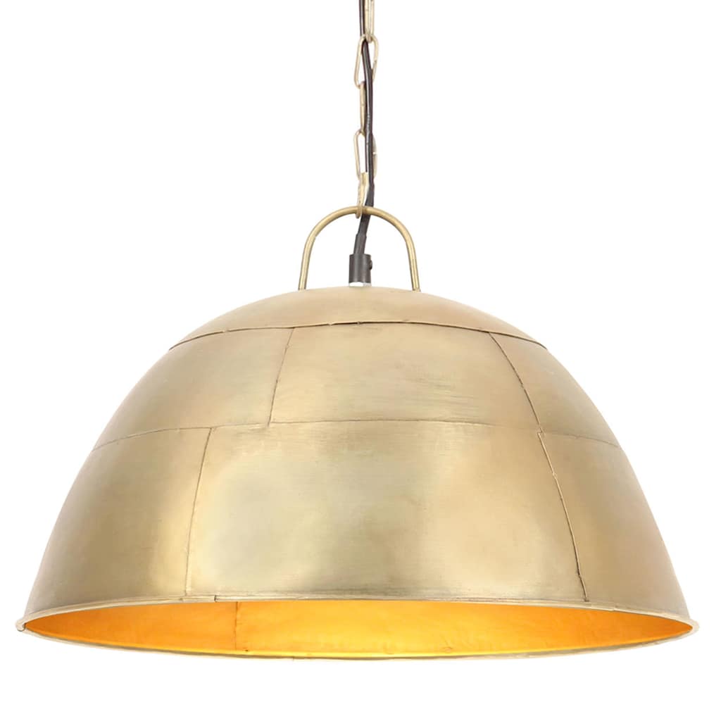 Hängelampe Vintage Industriestil 25 W Silbern Rund 31 cm E27