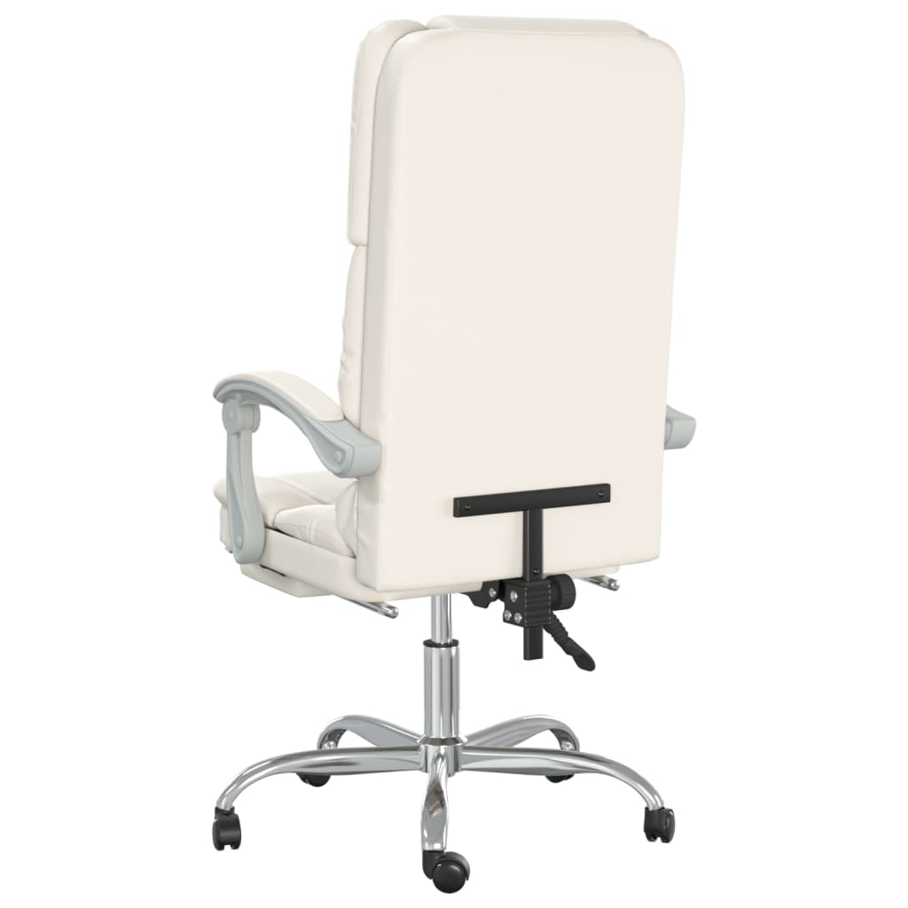 Bürostuhl mit Massagefunktion Schwarz Kunstleder