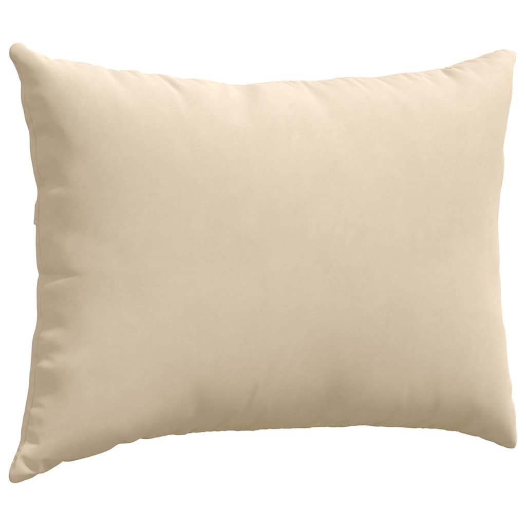 Sofakissen 2 Stück Taupe 50 x 30 cm Stoff