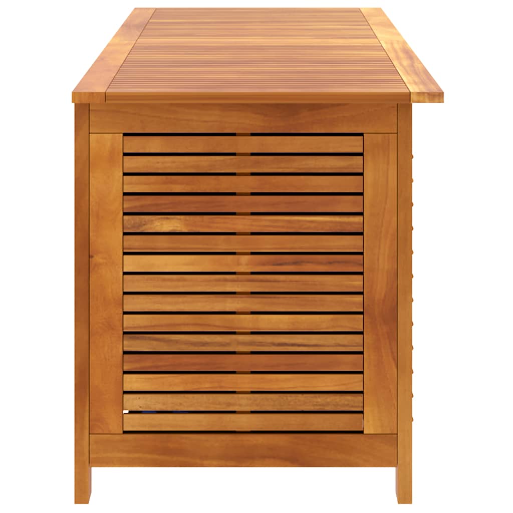 Gartenbox mit Lüftungsschlitzen 60x50x56 cm Massivholz Akazie