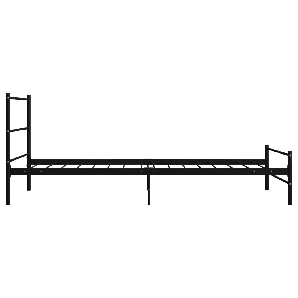 Bettgestell Grau Metall 180×200 cm
