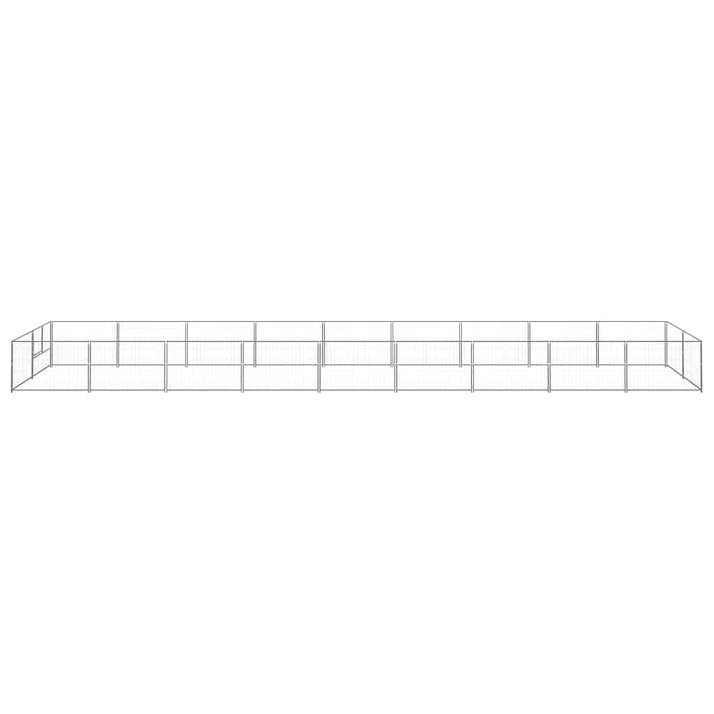 Hundezwinger Schwarz 4 m² Stahl