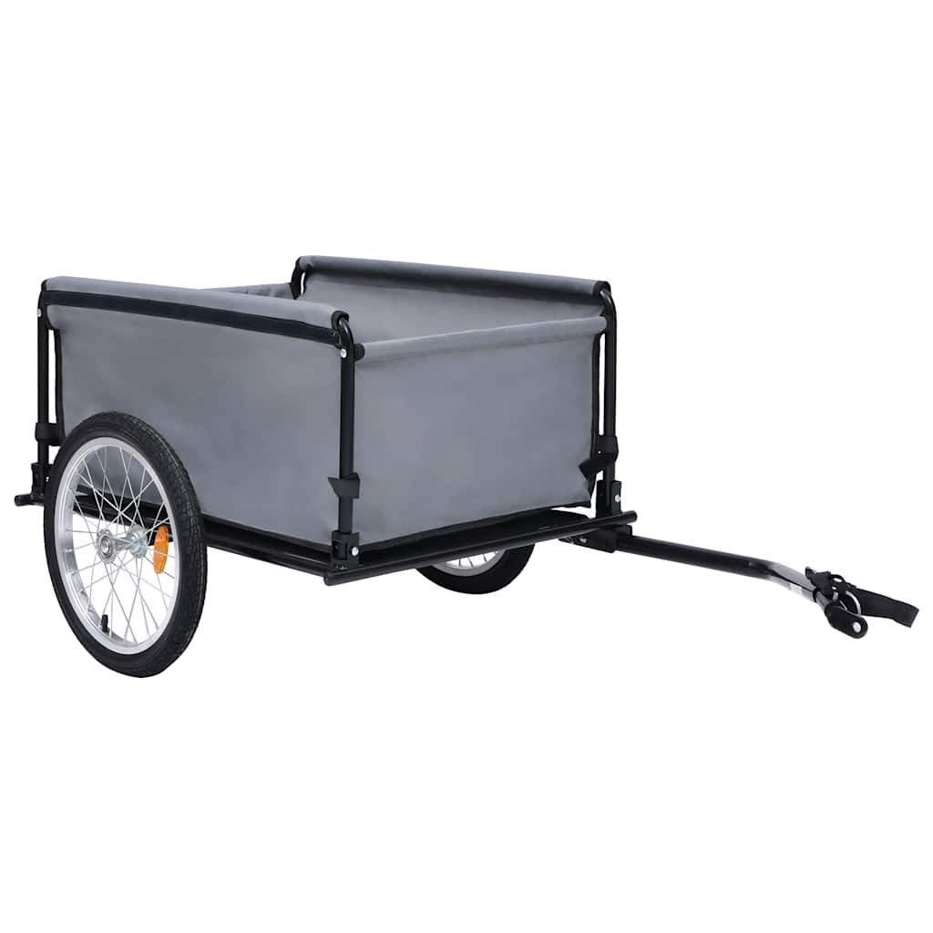 Fahrradanhänger Schwarz und Gelb 65 kg