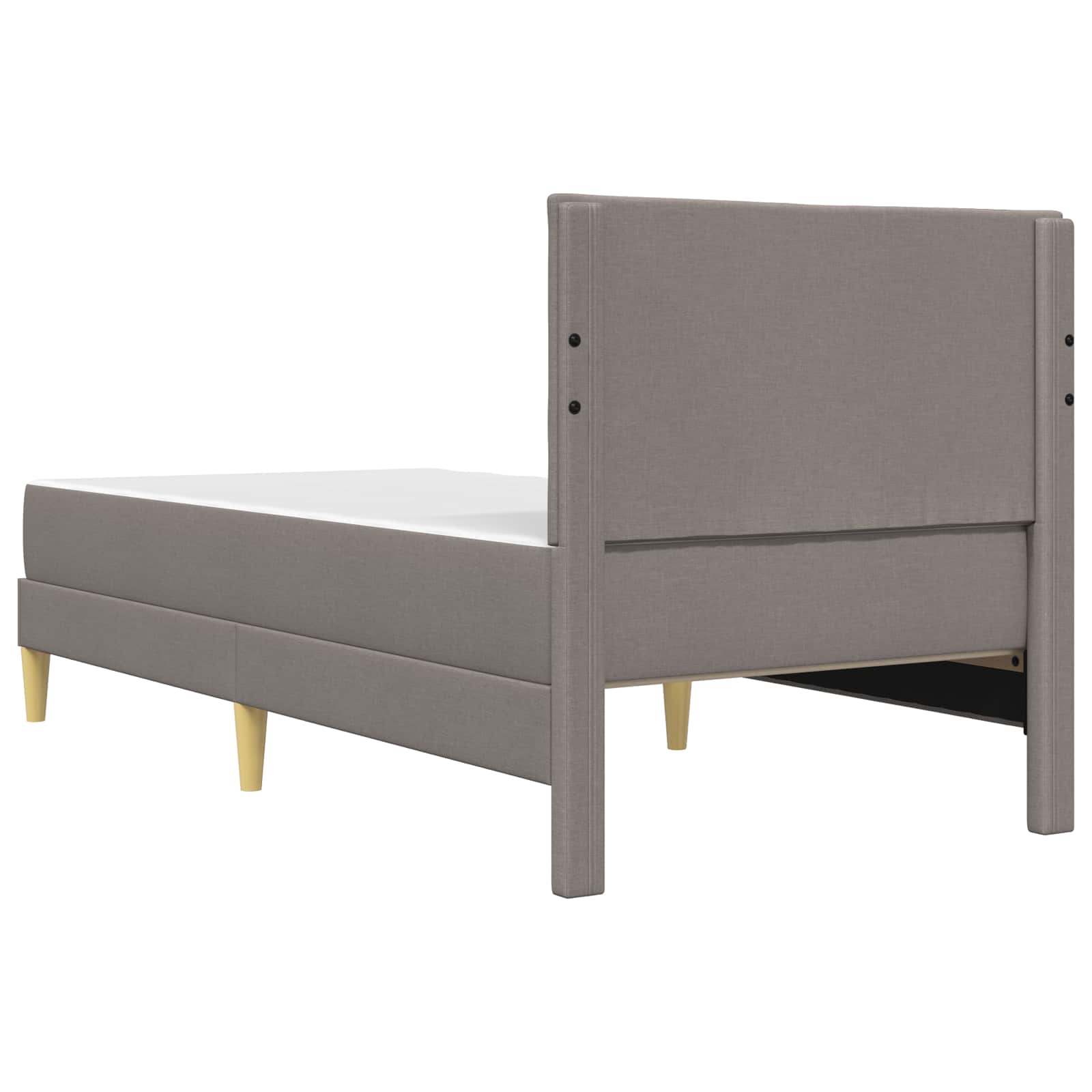 Bettrahmen Hellgrau 80 x 200 cm Polyester