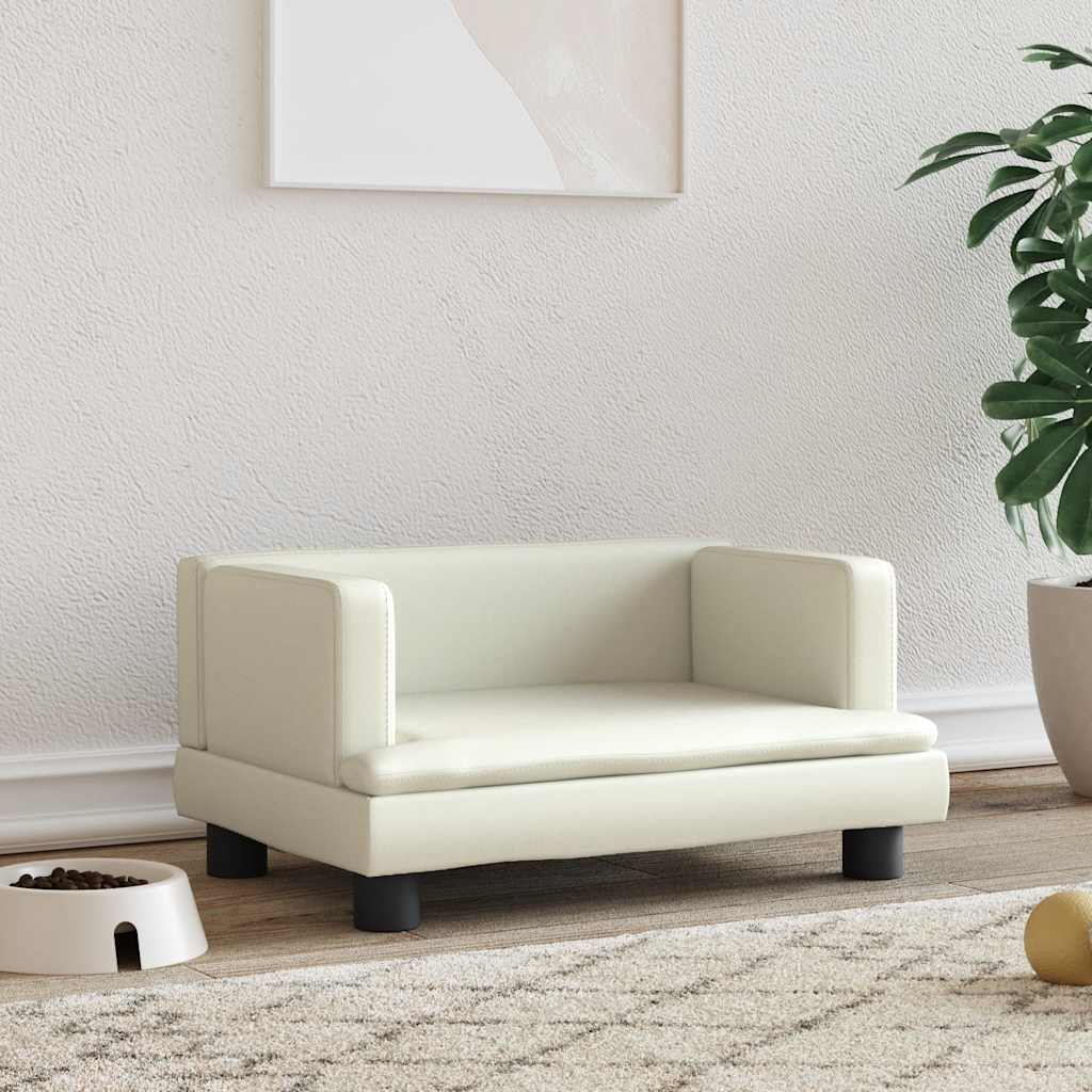 Hundebett Blau 80x45x30 cm Samt