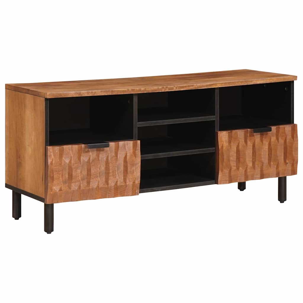TV-Schränk Weiße gewaschene Oberfläche 100 x 33 x 46 cm