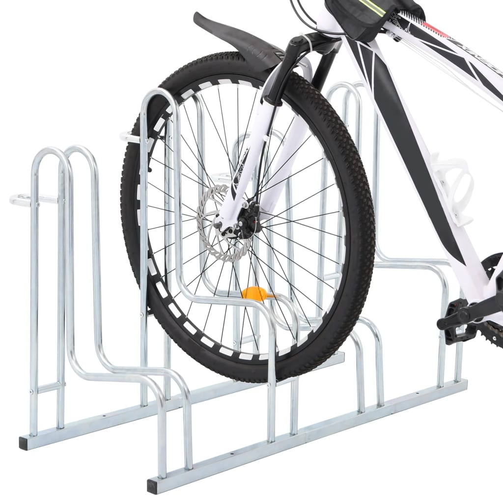 Fahrradständer für 2 Fahrräder Verzinkter Stahl