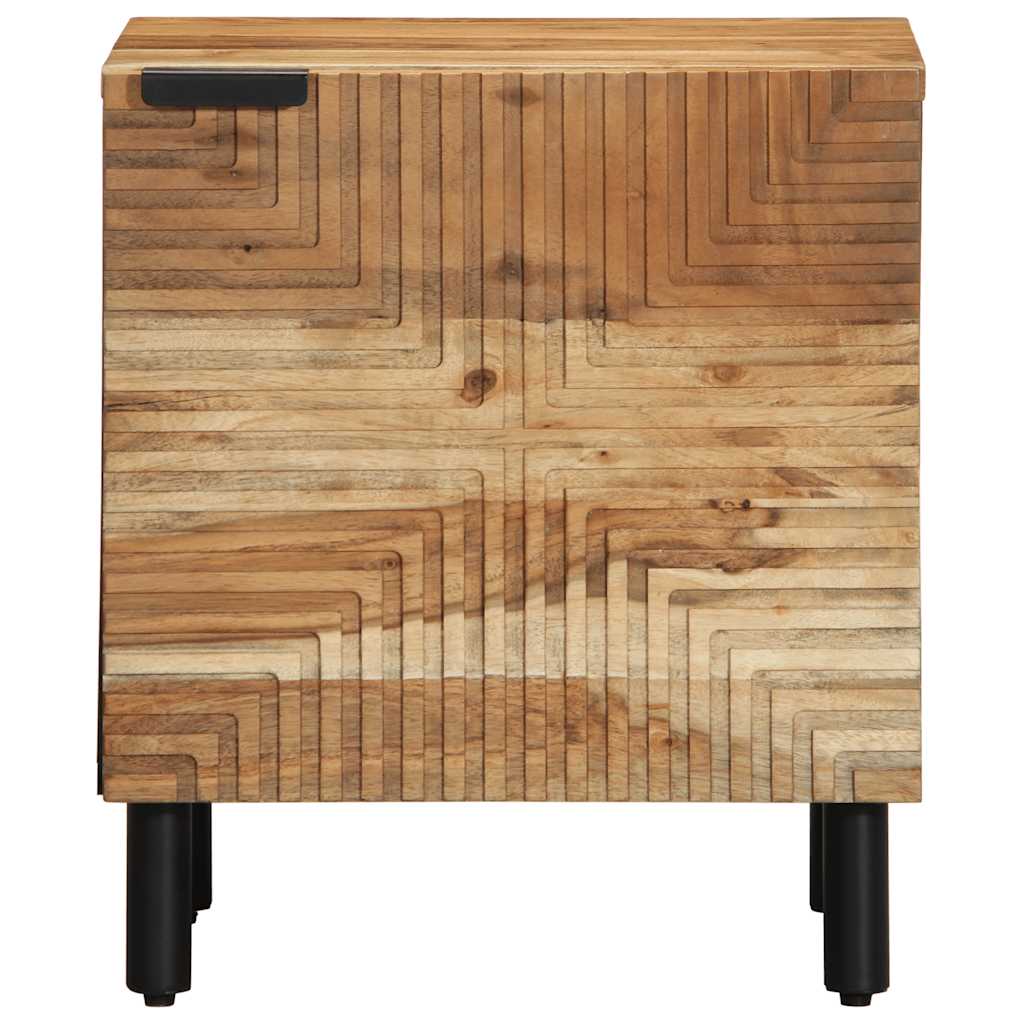 Nachttisch Braun 40x33x46 cm Massivholz Mango