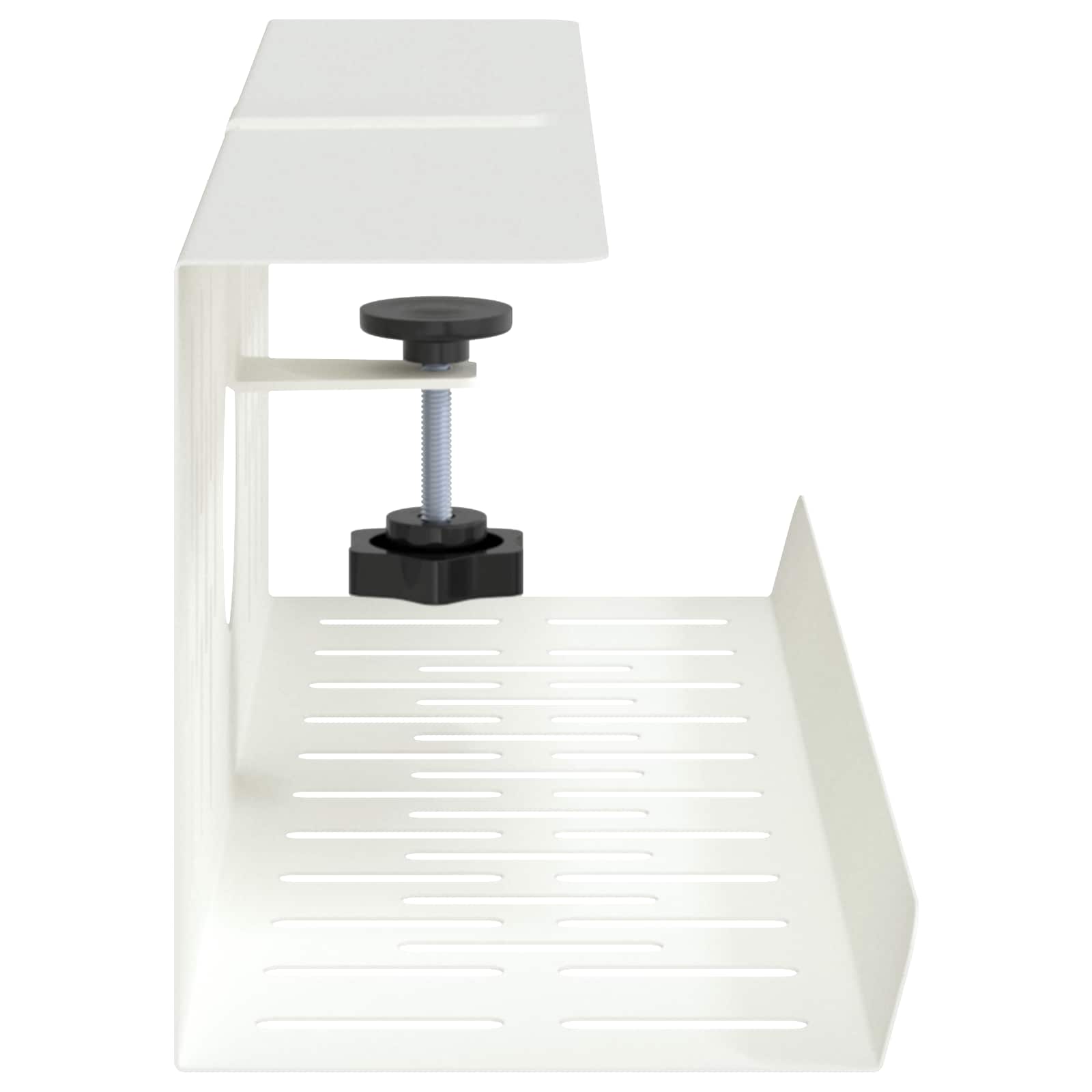 Unter dem Schreibtisch Kabelmanagement Tray 2 Stk. Anthrazit