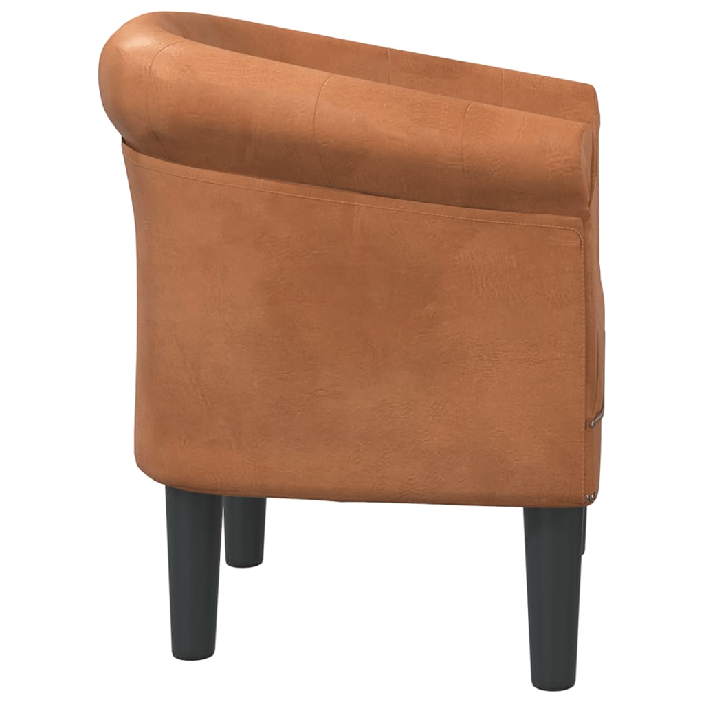 Clubsessel Gold Kunstleder
