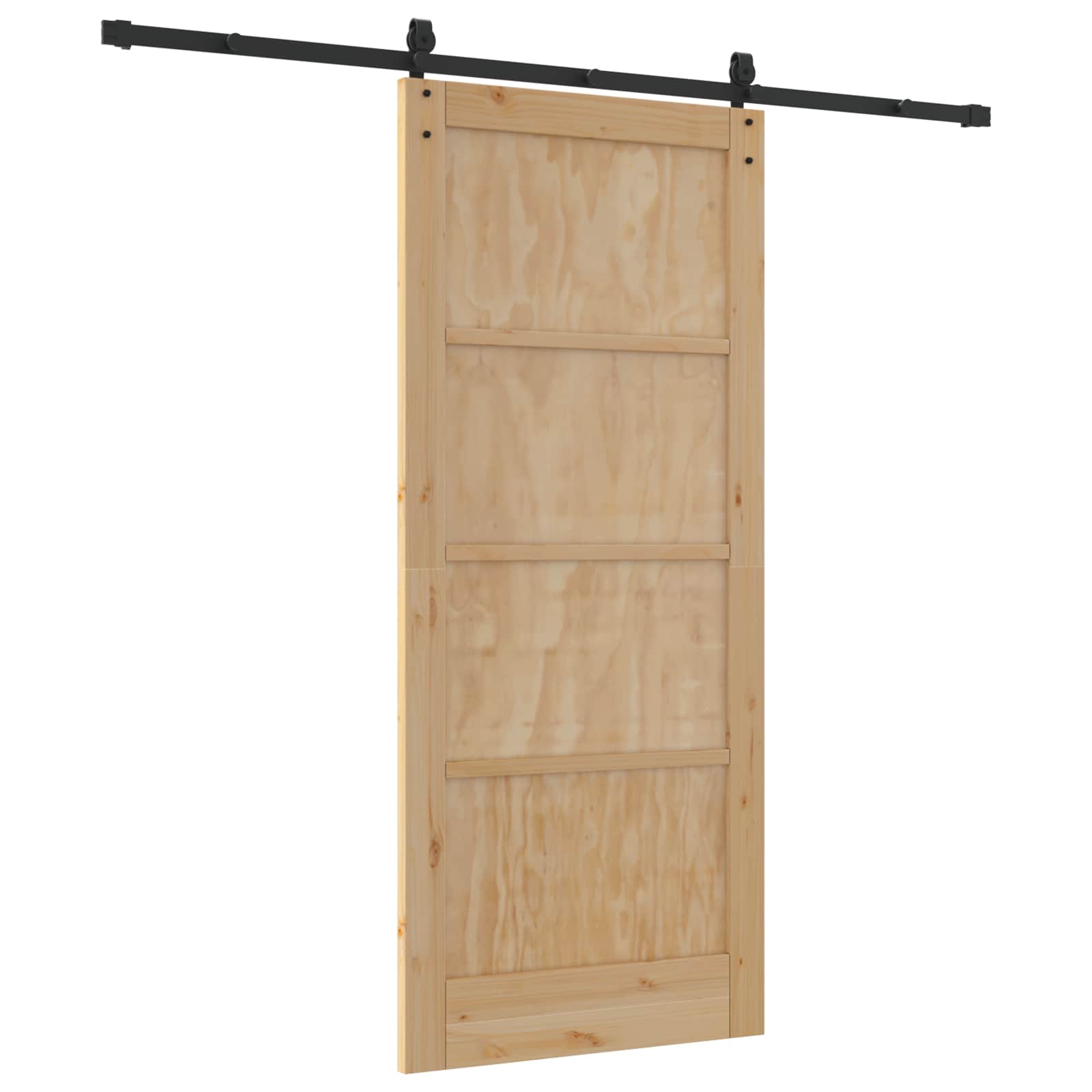 Schiebetür ORKDAL Natur 61 x 198,5 cm Massives Kiefernholz