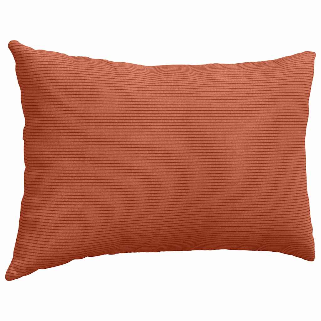 Sofakissen 2 Stück Hellgrau 50 x 30 cm Cordstoff
