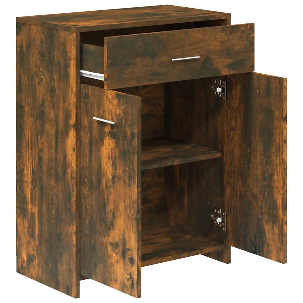 Badezimmerschrank Weiß 60x33x80 cm Holzwerkstoff