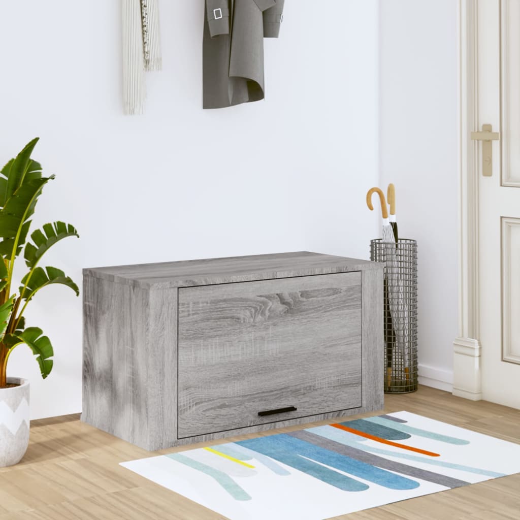 Wand-Schuhschrank Weiß 70x35x38 cm Holzwerkstoff