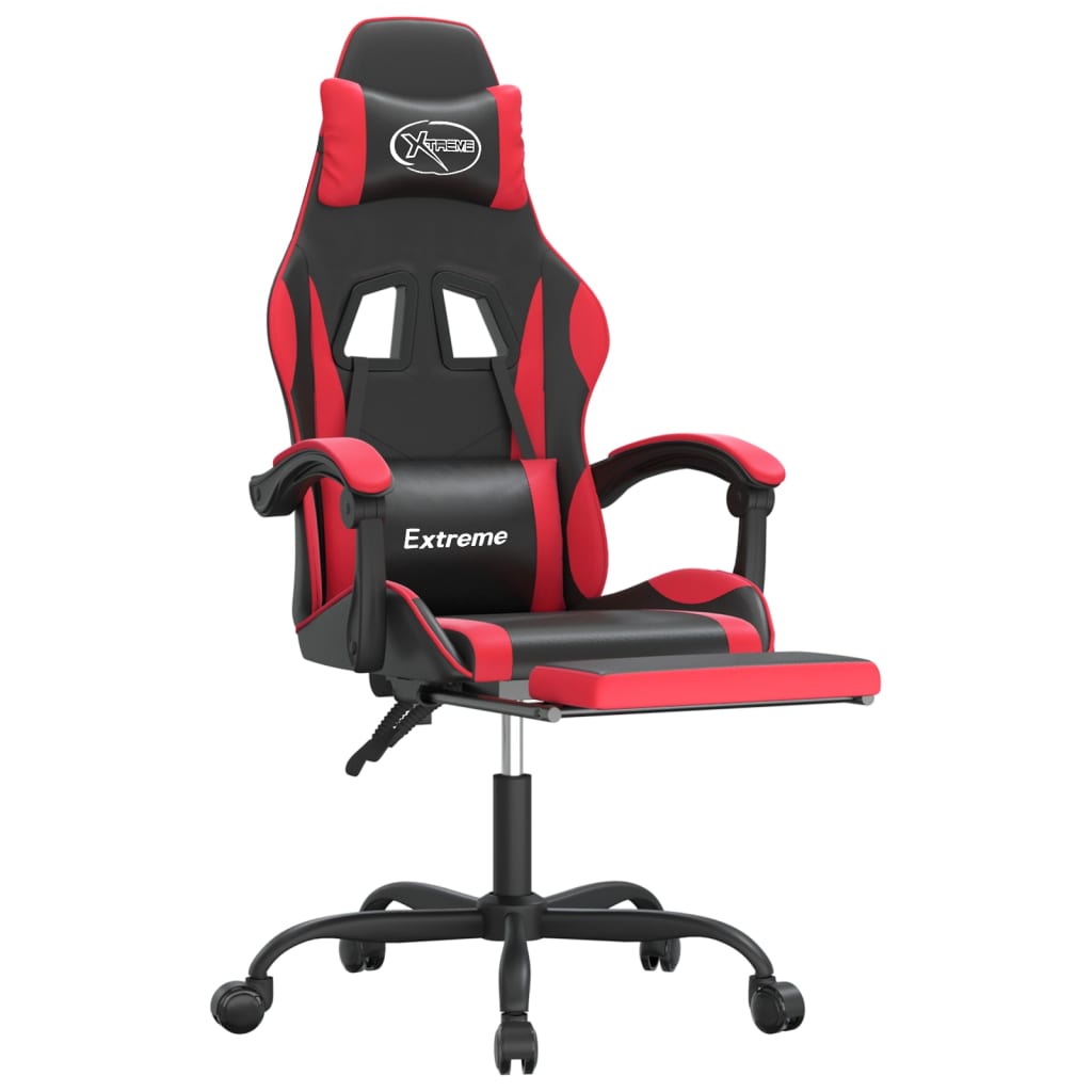 Gaming-Stuhl Schwarz und Golden Kunstleder