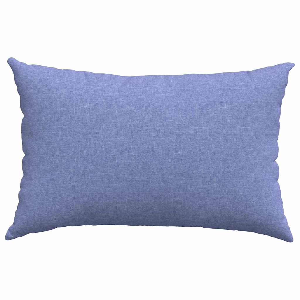 Sofakissen 2 pcs Hellgrau 50 x 30 cm Stoff