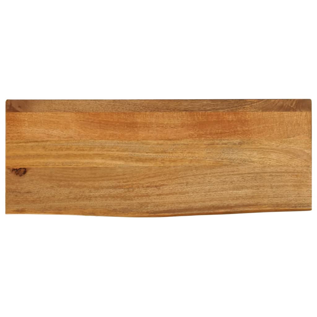 Wandregal 40x20x2,5 cm Rechteckig Massivholz Akazie Baumkante