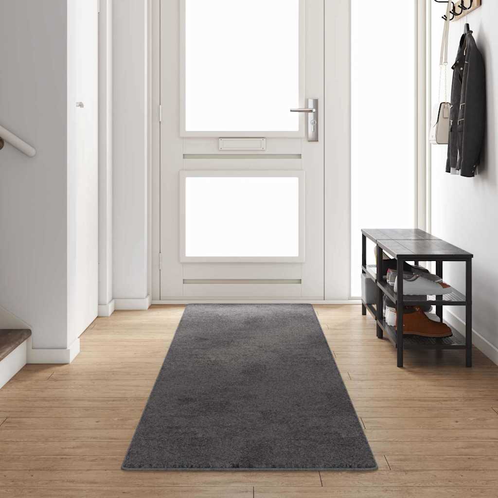 Teppichläufer Grau 50 x 100 cm 100% Polypropylen Tuft