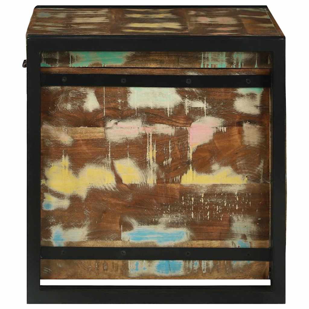 Aufbewahrungsbox 50 x 50 x 50 cm Massives upgecyceltes Holz