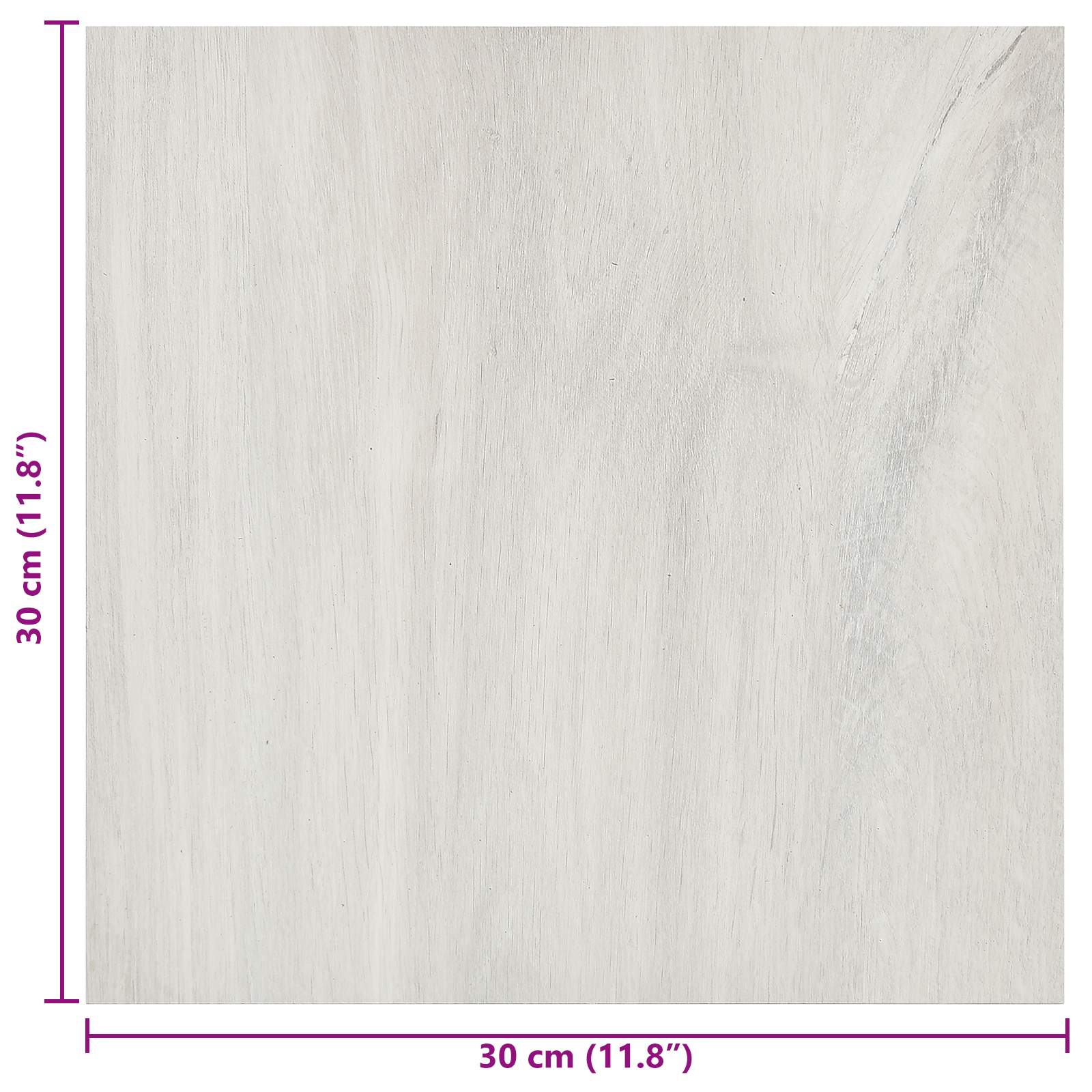 Selbstklebende Bodenplanken 30,5 x 30,5 cm 20 pcs PVC Betongrau