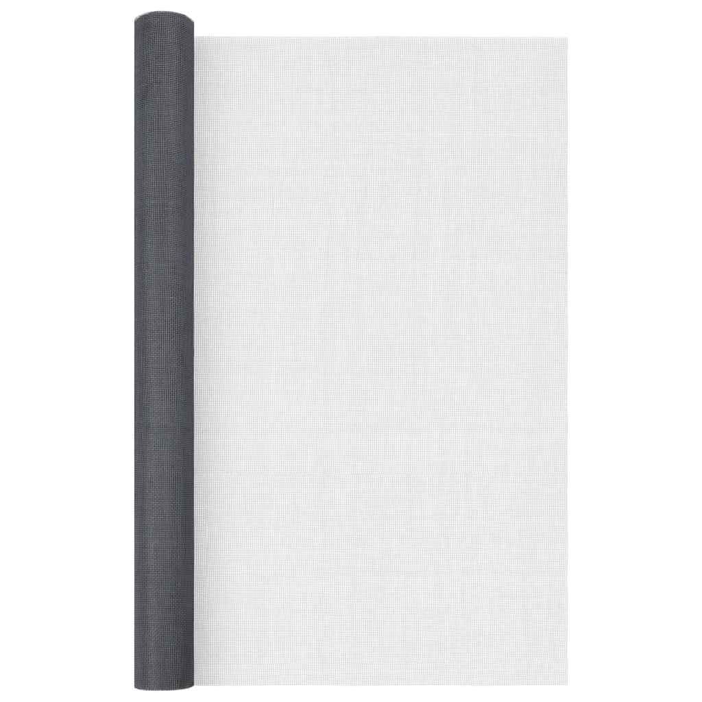 Fiberglas Mesh-Rolle Insektenschutzgitter Tür/Fenster 100 x 500 cm schwarz